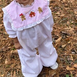 Adorable Toddler Christmas Outfit with gingerbread man